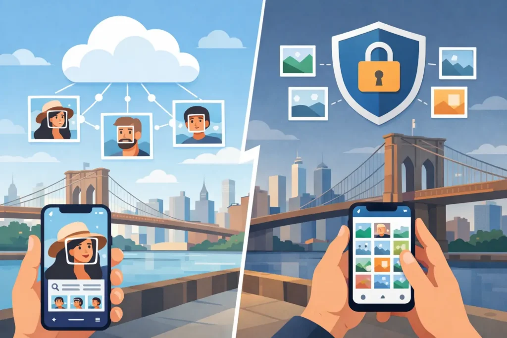 Cloud Photo Tagging Versus Offline Photo Privacy