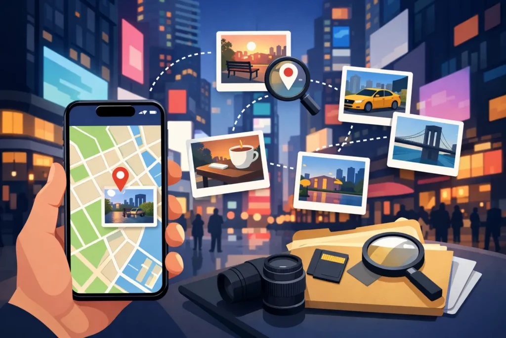 Recover Photo Places Automatically With Evidence