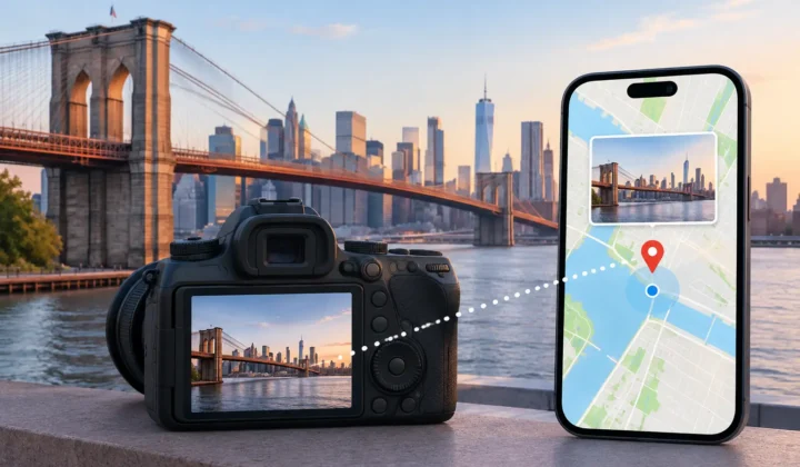 DSLR Location Matching for Accurate Photo Maps