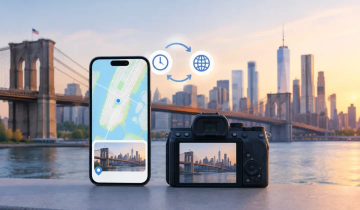 How to Sync Camera Clock Timezone Before Geotagging
